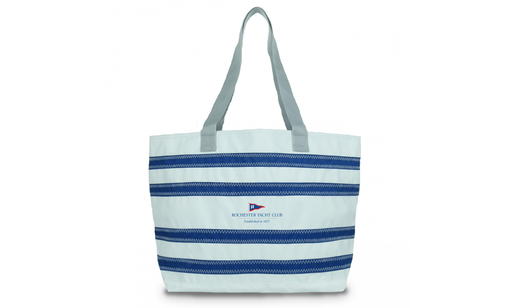 RYC offer  Nautical Stripe Large Tote - PERSONALIZE FREE! 